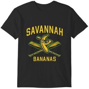 Retro Savannah Bananas Coastal Plain Baseball Team Fan Graphic T-Shirt 134